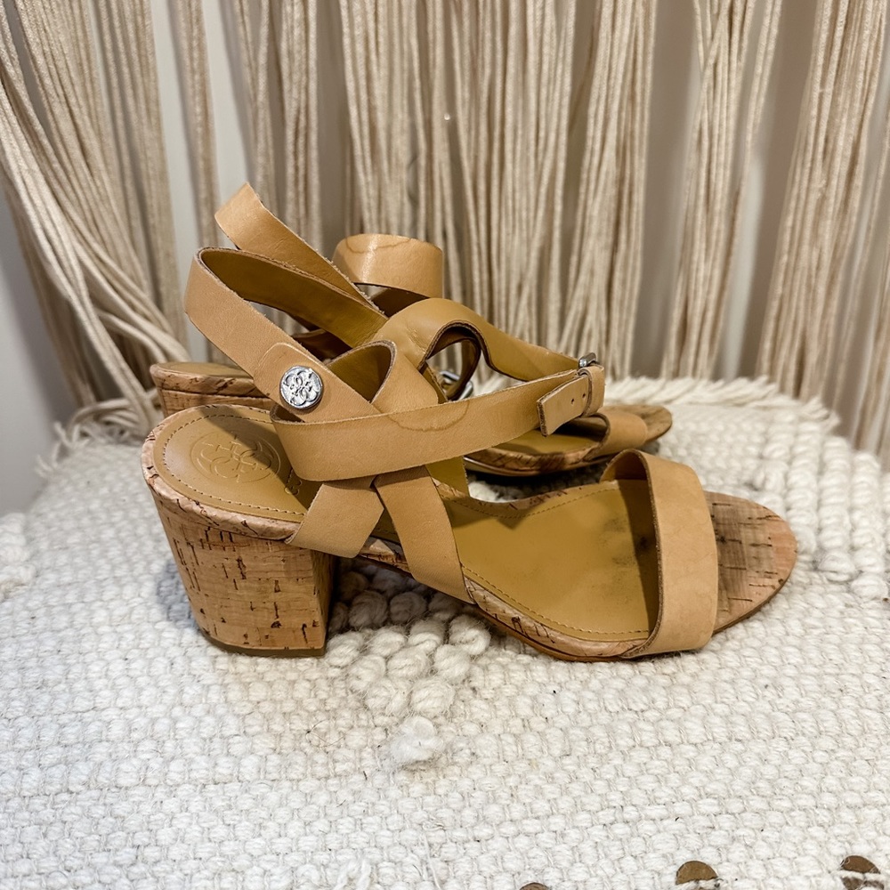 Guess Strappy Block Heel Sandals